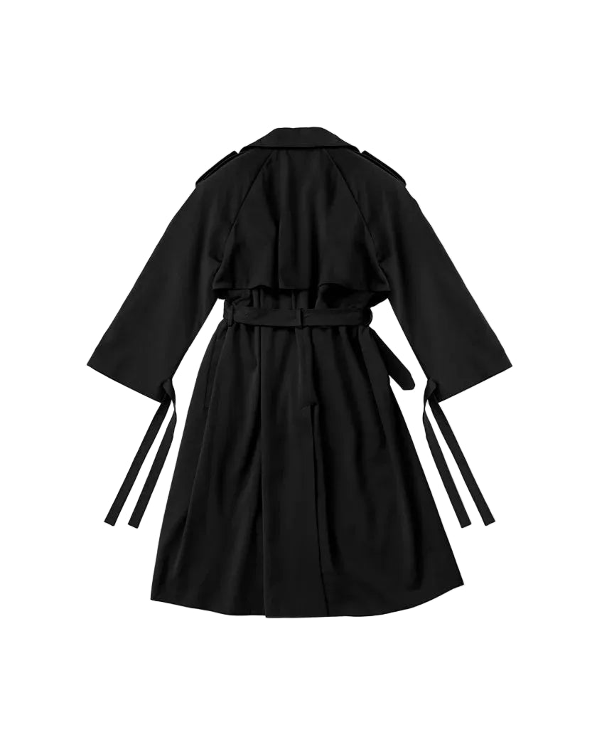NEUS trench coat black