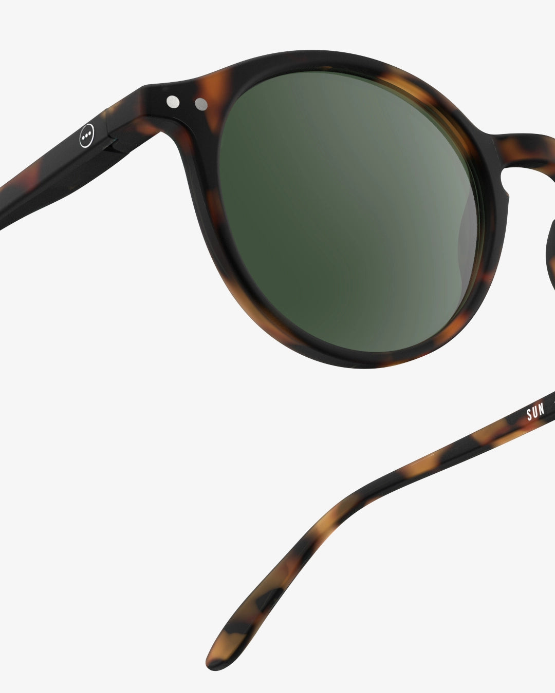 #D Tortoise Green Lenses