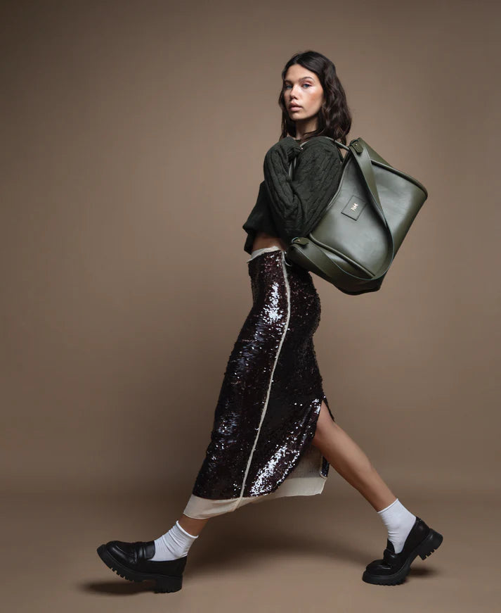 Anouk Large Shoulder bag Olive