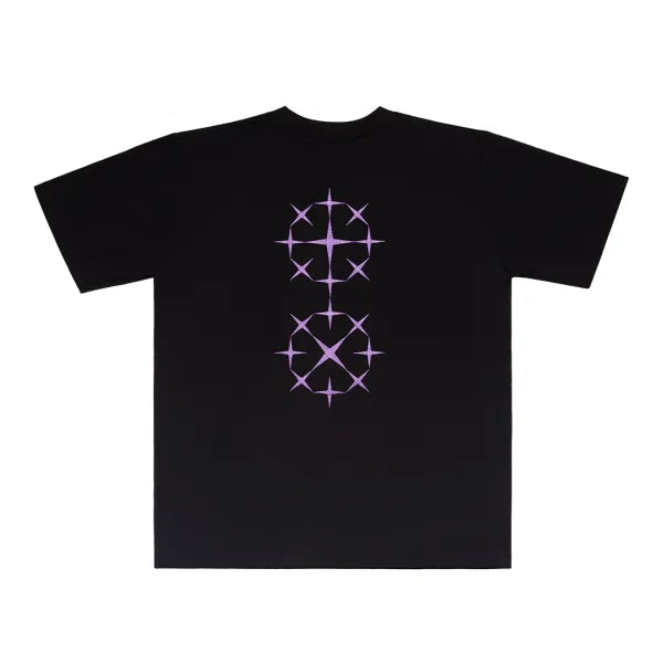 EMBROIDERED PURP SHURIKEN TEE