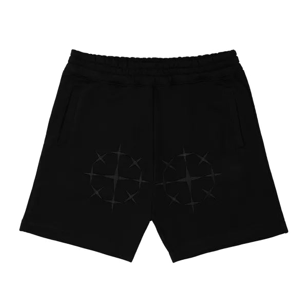 EMBROIDERED SHURIKEN SWEATSHORT