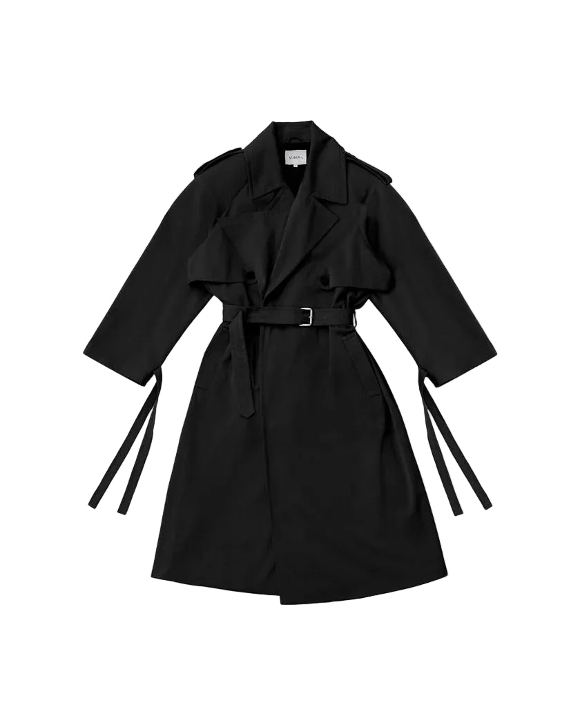 NEUS trench coat black