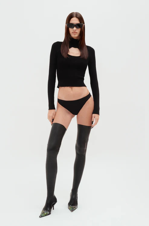 The JORŌ - Cut-out Knit Top