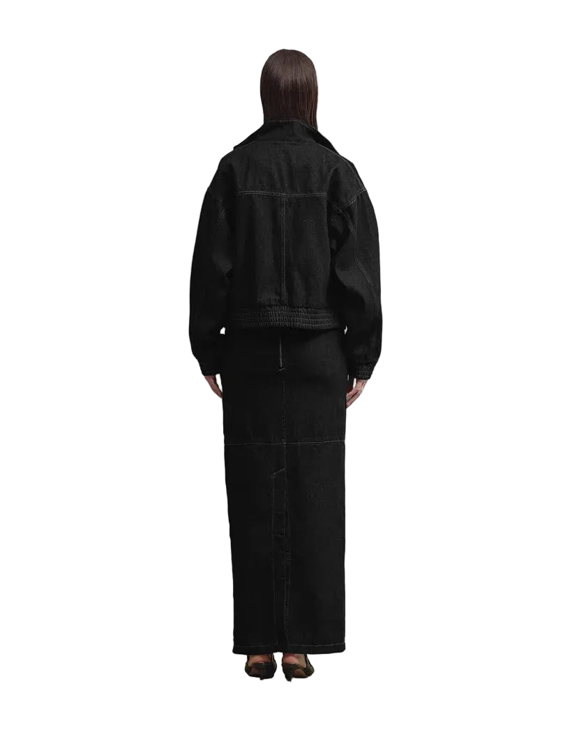 ALMA bomber jacket washed black